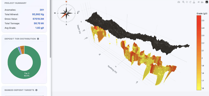Exploración geológica satelital