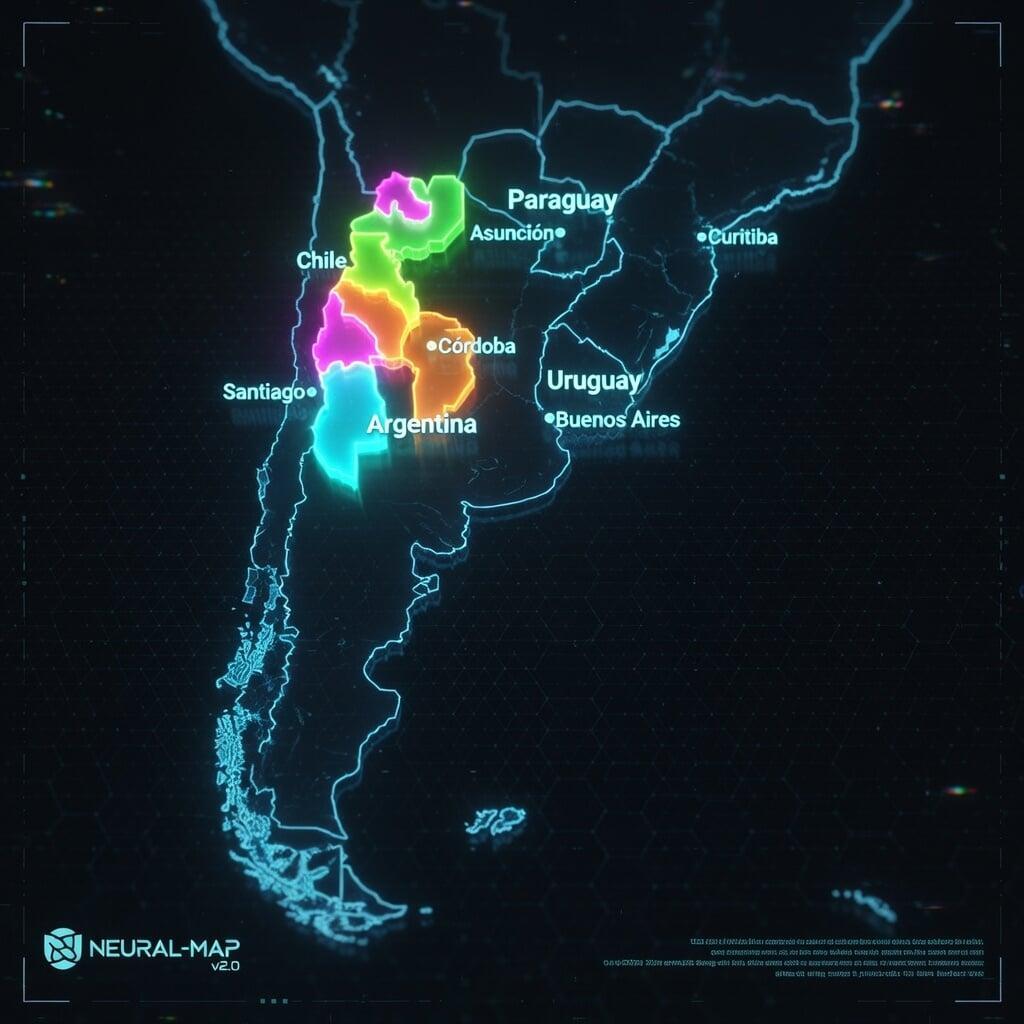 Mapa de inversiones mineras en Argentina